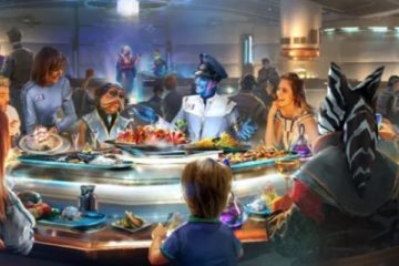 Captain's Table. Photo credits (C) Disney Enterprises, Inc. All Rights Reserved