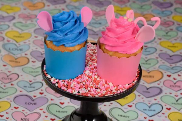 Stitch and Angel Date Night Cupcakes. Photo Credit © Disney Enterprises, Inc. All Rights Reserved.