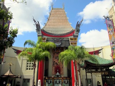 The Chinese Theater is the original "weenie" or main visual draw for the park.