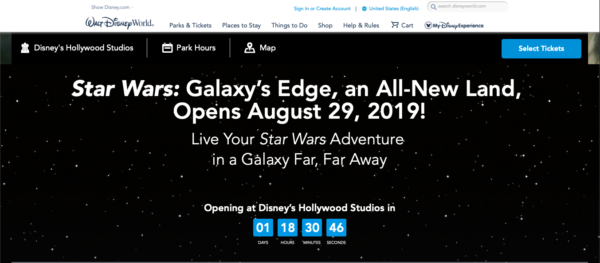 The Disney World site indicates that the land will open soon!