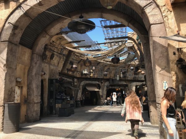 Here is a photo of the Marketplace in Disneyland. 