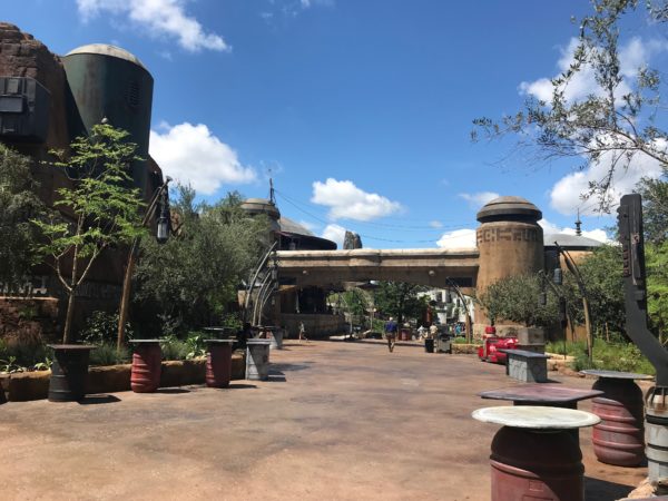 Walking from Toy Story Land to Galaxy's Edge, this is what you'll see.
