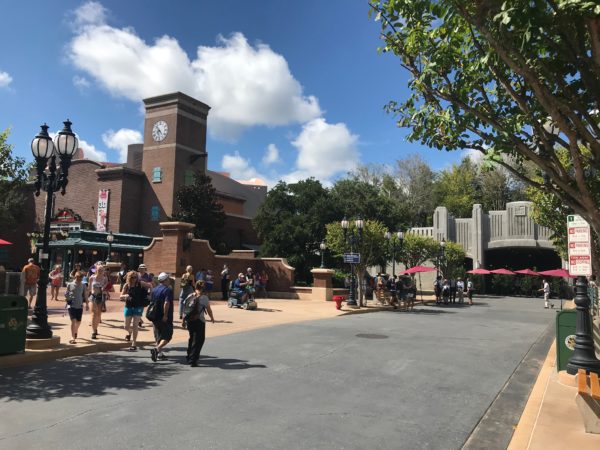 Walking down Grand Avenue towards Galaxy's Edge, this is what you'll see.