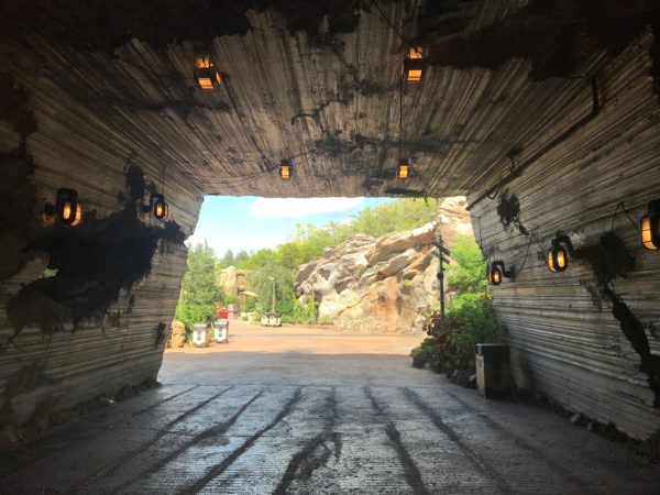 This is the tunnel from Grand Avenue to Galaxy's Edge.