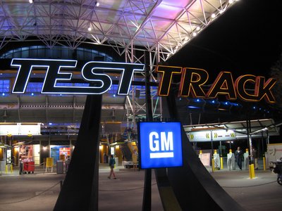Test Track is a high-speed thrilling adventure.