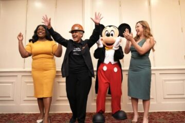 Disney's latest honorary Imagineer. Photo credits (C) Disney Enterprises, Inc. All Rights Reserved