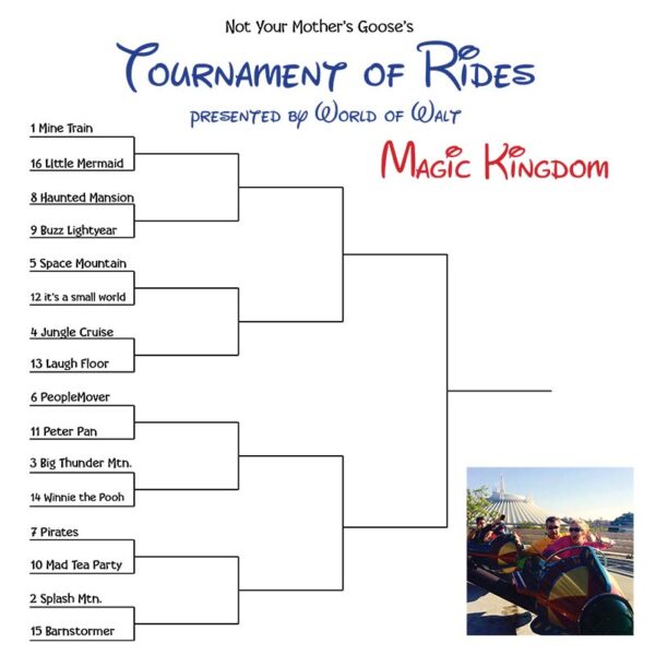 First set of Magic Kingdom brackets.