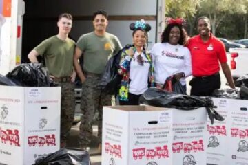 Marine Toys for Tots Program. Photo Credit © Disney Enterprises, Inc. All Rights Reserved.