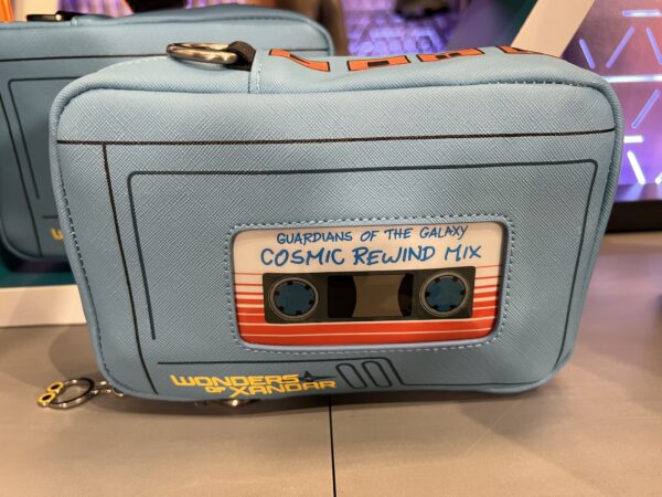 Cosmic Rewind Mix tote. Check out the cassette tape!
