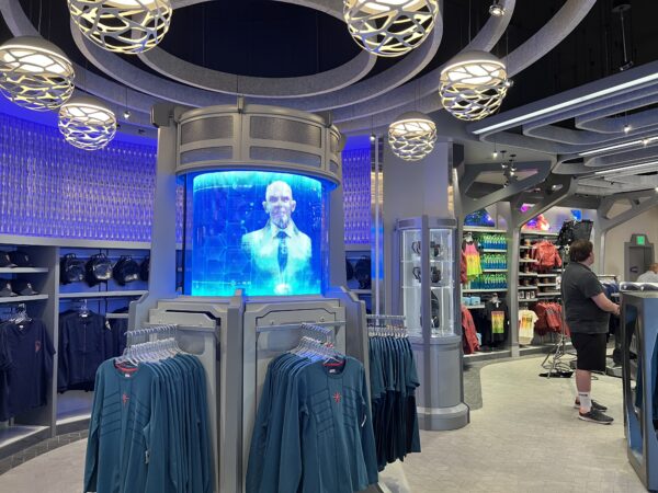 The shop has some great themed elements - including a video that welcomes you to the store.