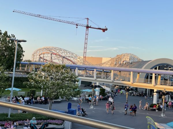 The PeopleMover provides great views of TRON.