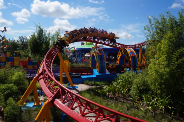 Slinky Dog Dash is a great family roller coaster!