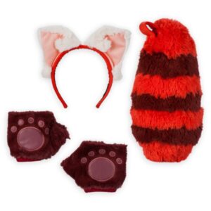 Turning Red costume accessory set for adults. Photo Credits © Disney Enterprises, Inc. All Rights Reserved.