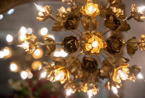 Chandeliers display a timeless opulence.  Photo credits (C) Disney Enterprises, Inc. All Rights Reserved 