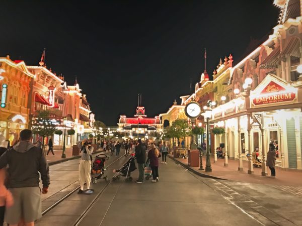 A big draw of the event is low crowd levels. Check out Main Street USA.