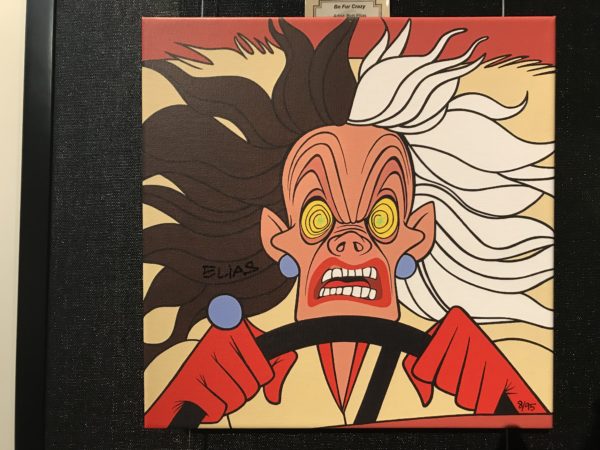 Cruella looks even scarier than normal in this piece.