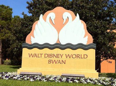Entrance to the Walt Disney World Swan.
