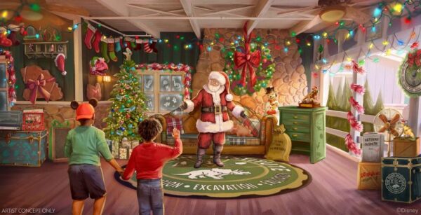 Artist Concept Santa. Photo Credit © Disney Enterprises, Inc. All Rights Reserved. 