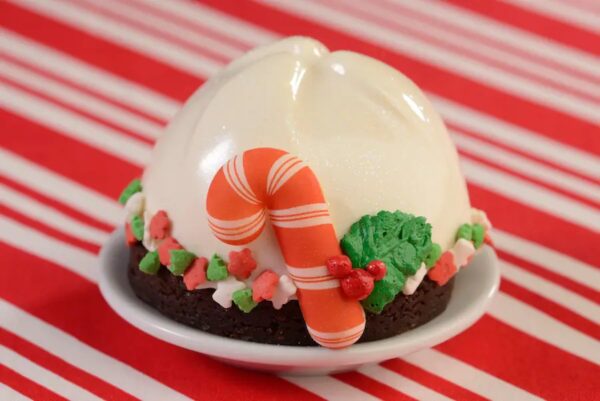 White chocolate peppermint mousse brownie. Photo Credit © Disney Enterprises, Inc. All Rights Reserved.