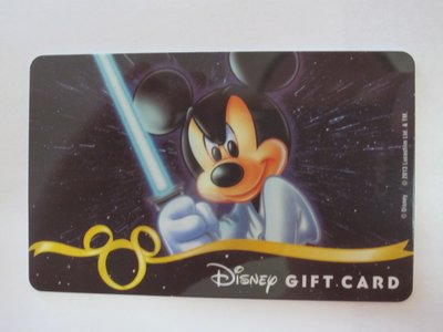 You can win this $5 Gift Card Featuring Mickey Mouse as Luke Skywalker.