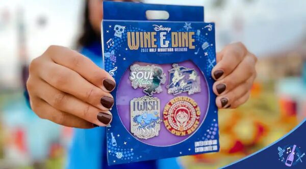 Wine & Dine Exclusive pins. Photo Credit © Disney Enterprises, Inc. All Rights Reserved.