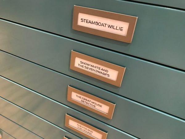 The drawers of their desks honor some of the best Disney movies of all time!