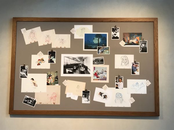 The animators even left some of their sketches behind!