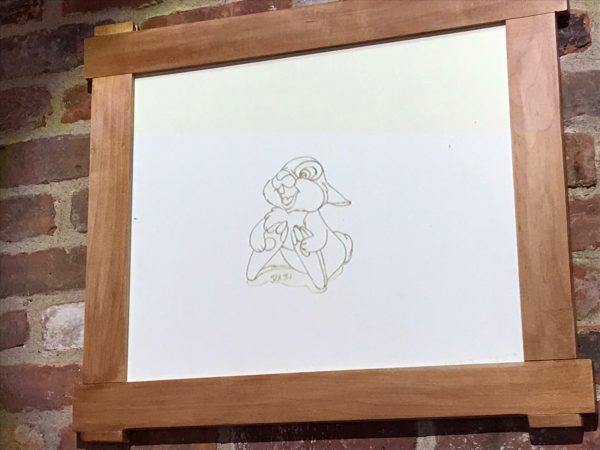 Look how cute this original drawing of Thumper is!
