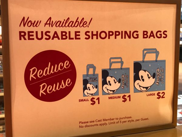 World of Disney gives us our first look at the reusable bags that will soon be sold all over Disney World!