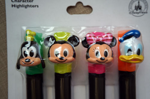 Classic Disney character highlighters.